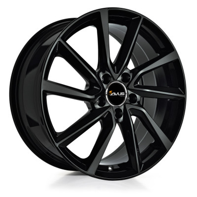 8,0x18 AC-518 5x112 42 Black 66.6 könnyűfém keréktárcsa - Avus alufelni