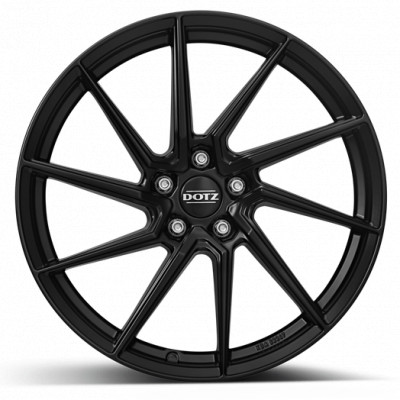 5x100 17x7.5 ET35 Dotz Spa black