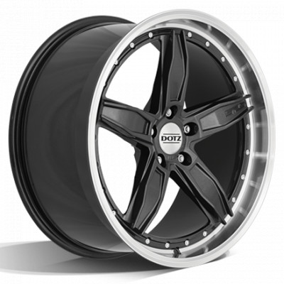 5x108 19x8.5 ET45 Dotz SP5 dark Gunmetal/Polír peremmel