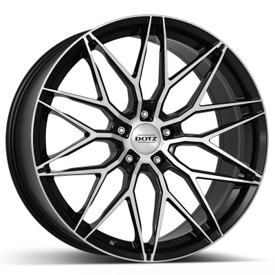 5x120 18x8 ET35 Dotz Suzuka dark fekete polír