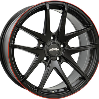 4x100 17x7.5 ET40 INTER ACTION RED HOT