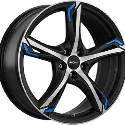 5x114.3 17x7.5 ET50 RONAL R62 BLUE