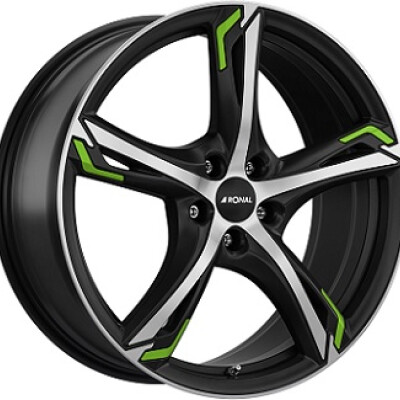 5x114.3 17x7.5 ET50 RONAL R62 GREEN