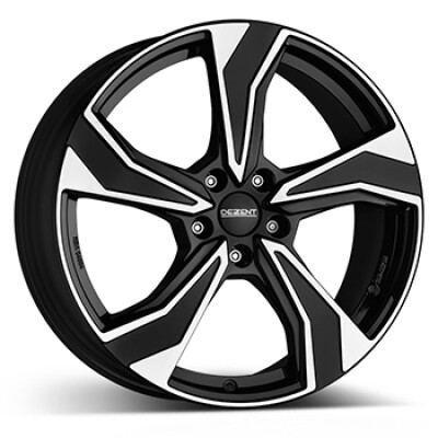 5x108 18x7.5 ET50.5 DEZENT KB Sötét fekete Polírozott